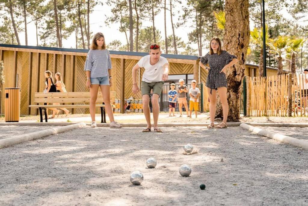 Mobil-Home Loic Camping Les Dunes De Contis Saint-Julien-en-Born Exteriör bild